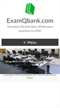 Mobile Screenshot of examqbank.com